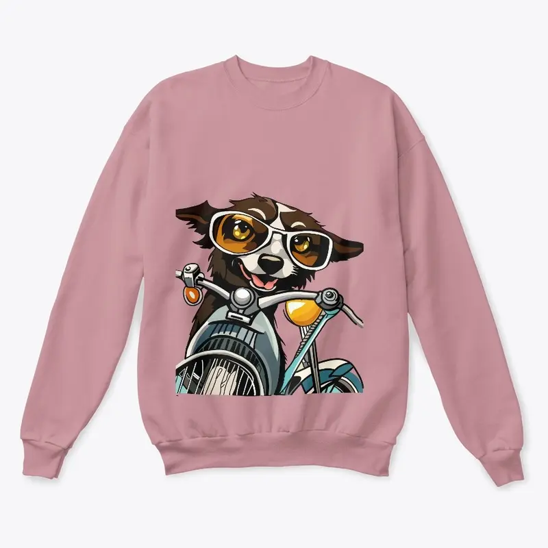 stylish Dog riders tee